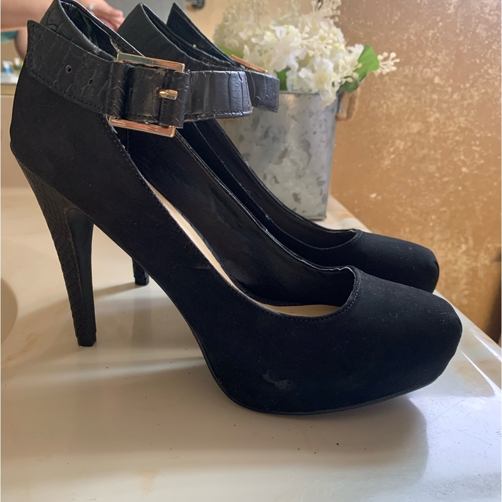 Penny Loves Kenny Platform Heels Size 8.5 Women | Color: Black | Size: